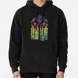Banksy Stained Glass Church Window Hoodie