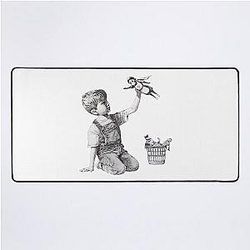 Banksy Desk Mat
