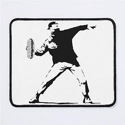 Sandwich Guy Banksy Inspired DC Statehood Advocate Mouse Pad