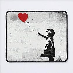 Banksy Girl with a Balloon Mouse Pad