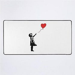 Banksy Balloon Girl Desk Mat