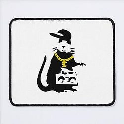 Banksy Gangsta Rat Mouse Pad -> Banksy Gangsta Rat Computer Accessory