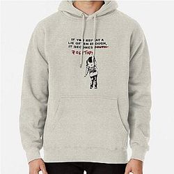 Banksy If You Repeat A Lie Often Enough It Becomes Political Pullover Hoodie