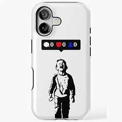 Banksy Social Media iPhone Case