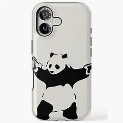 Banksy, A Panda With a Gun iPhone Case