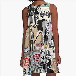 Banksy A Line Dress