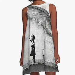 Balloon Girl - Original Mural Banksy A-Line Dress