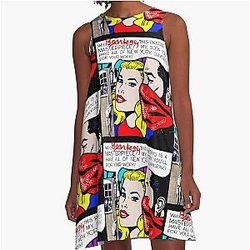 Banksy A-Line Dress