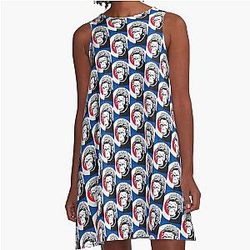 Banksy Monkey A-Line Dress