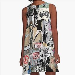 Banksy A-Line Dress