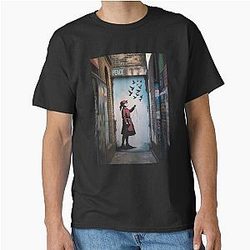 Banksy Girl Hope Flys