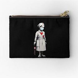 Banksy Zipper Pouch
