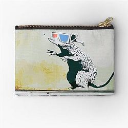 Banksy Rat Wearing Glasses Pouch