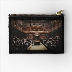Banksy Devolved Parliament Banksy Art Zipper Pouch
