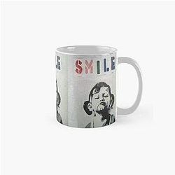 Banksy Smile Girl Graffiti Classic