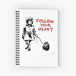 Banksy Spiral Notebook