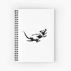 Banksy Clockwork Spiral Notebook