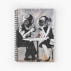 Banksy Think Tank Spiral Notebook