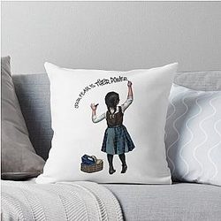 Banksy Alexandria Ocasio-Cortez Throw Pillow