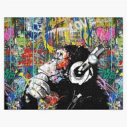 Monkey Thinker - Banksy Urban Contemporary Street Art