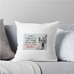 Banksy Throw Pillow