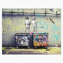 Banksy Chill duck out Jigsaw Puzzle