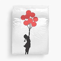 Banksy Balloon Girl Duvet Cover