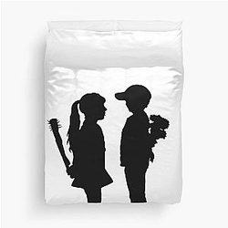 Banksy Boy Meets Girl Duvet