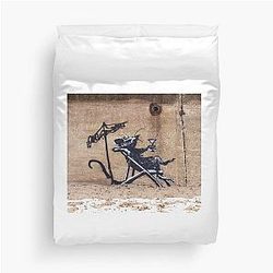 Banksy Great British Staycation Duvet Cover