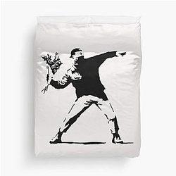 Bristol Banksy Duvet Cover