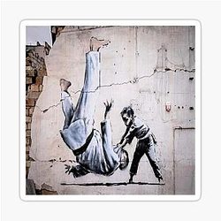 Banksy Ukraine Sticker