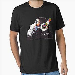 Banksy DJ Monkey Thinker Essential T-Shirt
