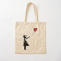 Girl With Balloon Banksy Tote Bag