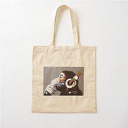 Banksy DJ Monkey Thinker Cotton Tote Bag