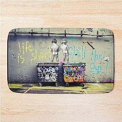 Banksy Chill Bath Mat