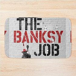 The Banksy Job Poster Bathroom Mat