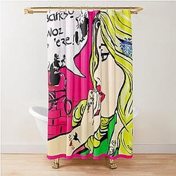 Banksy Goes Art Shower Curtain