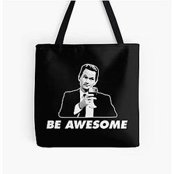 Be Awesome Barney Stinson How I Met Your Mother Tote Bag