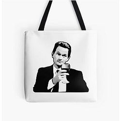 Barney Stinson How I Met Your Mother All Over Print Tote Bag