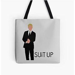 Suit All Over Print Tote Bag