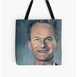 Barney Stinson Over Print Tote Bag