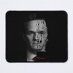 Barney Stinson Artwork - HIMYM Quote Design Mouse Pad