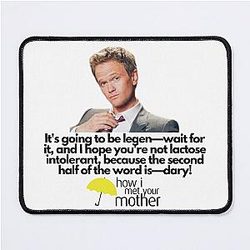 Barney Stinson Quote Mouse Pad