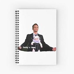 Barney Stinson - Daddy's Home HIMYM Spiral Notebook