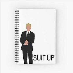 Spiral Notebook. Barney Stinson Suit Up