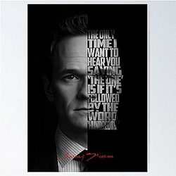 Barney Stinson Artwork – HIMYM Quote Design Poster