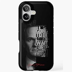 Barney Stinson Minimalist Artwork HIMYM Quote Design iPhone Case
