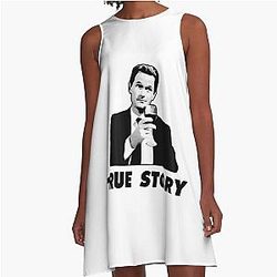 True Story Barney Stinson How I Met Your Mother A-Line Dress