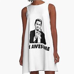 Be Awesome Barney Stinson How I Met Your Mother A-Line Dress