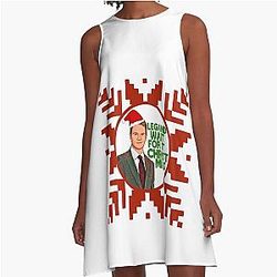 Barney Stinson Christmas A-Line Dress